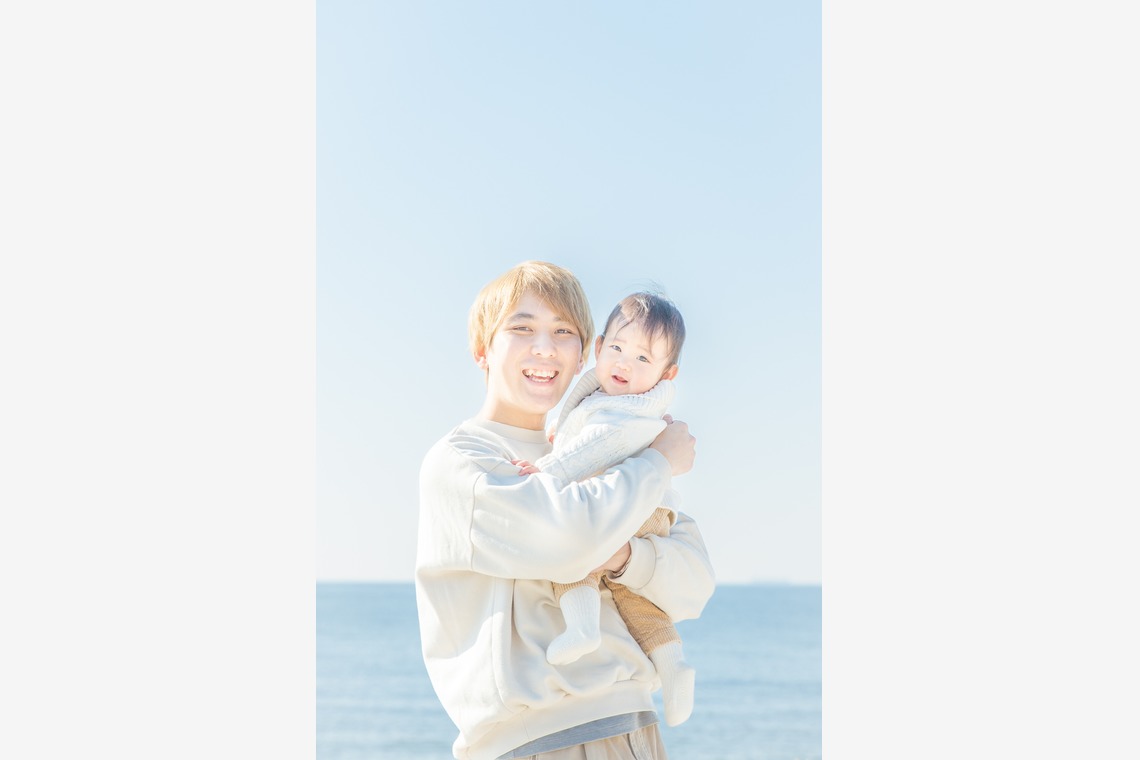 今泉秀樹が撮影した家族写真の出張撮影のアルバム「稲毛海岸」