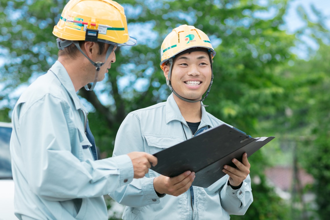 那須竜太写真事務所が撮影した「多田建設コーポレートサイト2025」の写真