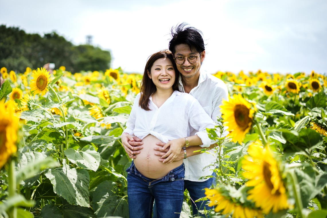 アトリエ　エピカ/清水　一哉が撮影したマタニティフォトのアルバム「ひまわり畑　マタニティ」
