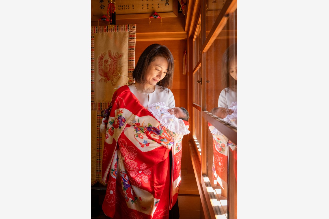 大對敏嗣が撮影した「お宮参り×七五三」の写真