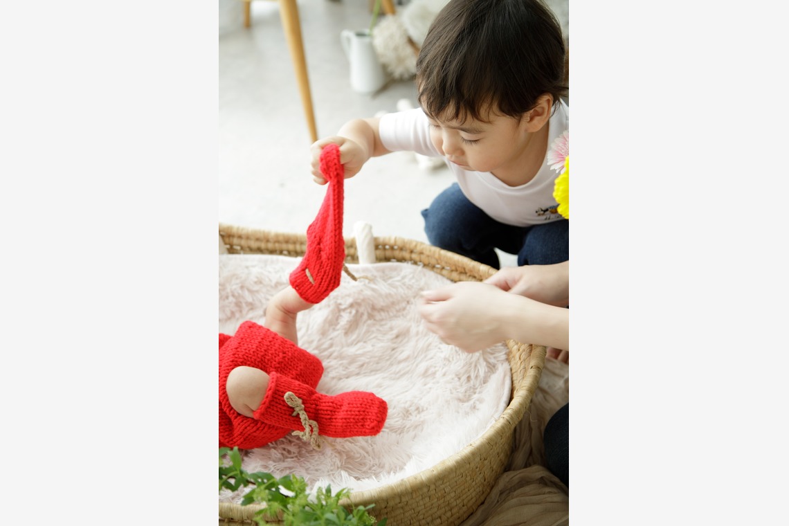 Hug photoが撮影した「ニューボーンフォト」の写真