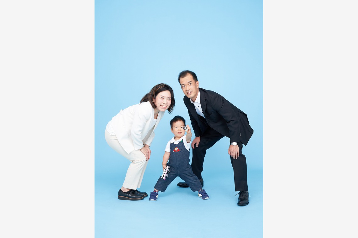 森田寫眞館が出張撮影した家族写真(キッズ,ベビーフォト)などが写った「ファミリー」の家族写真