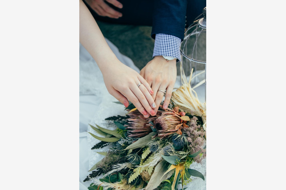 橋爪楽々が撮影した「ロケーションウエディング」の写真