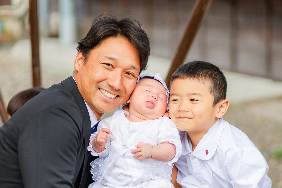 なかがわさとみが撮影した「お宮参りご家族写真撮影」の写真