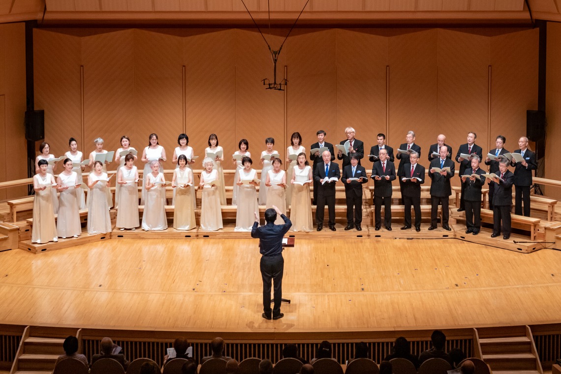 原野 英樹が撮影した「コンサート撮影 ホールでのコーラス撮影」の写真