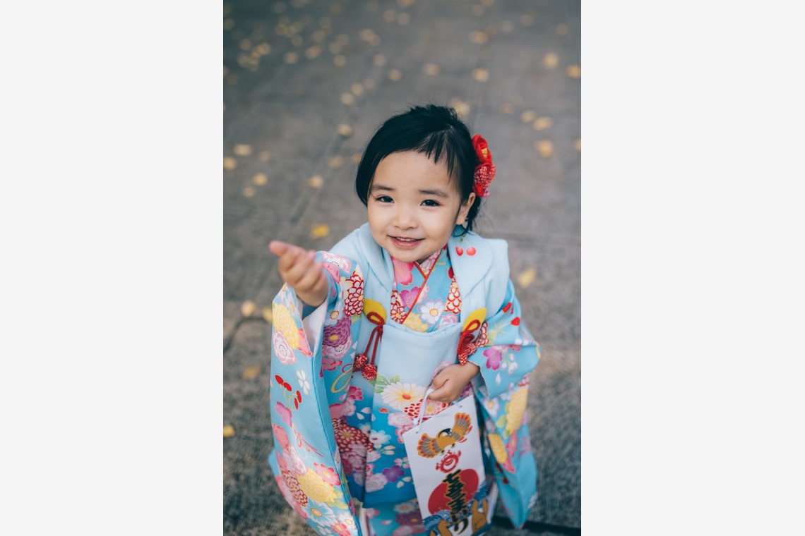 意外と簡単七五三 3歳5歳7歳の着物の着付け方法