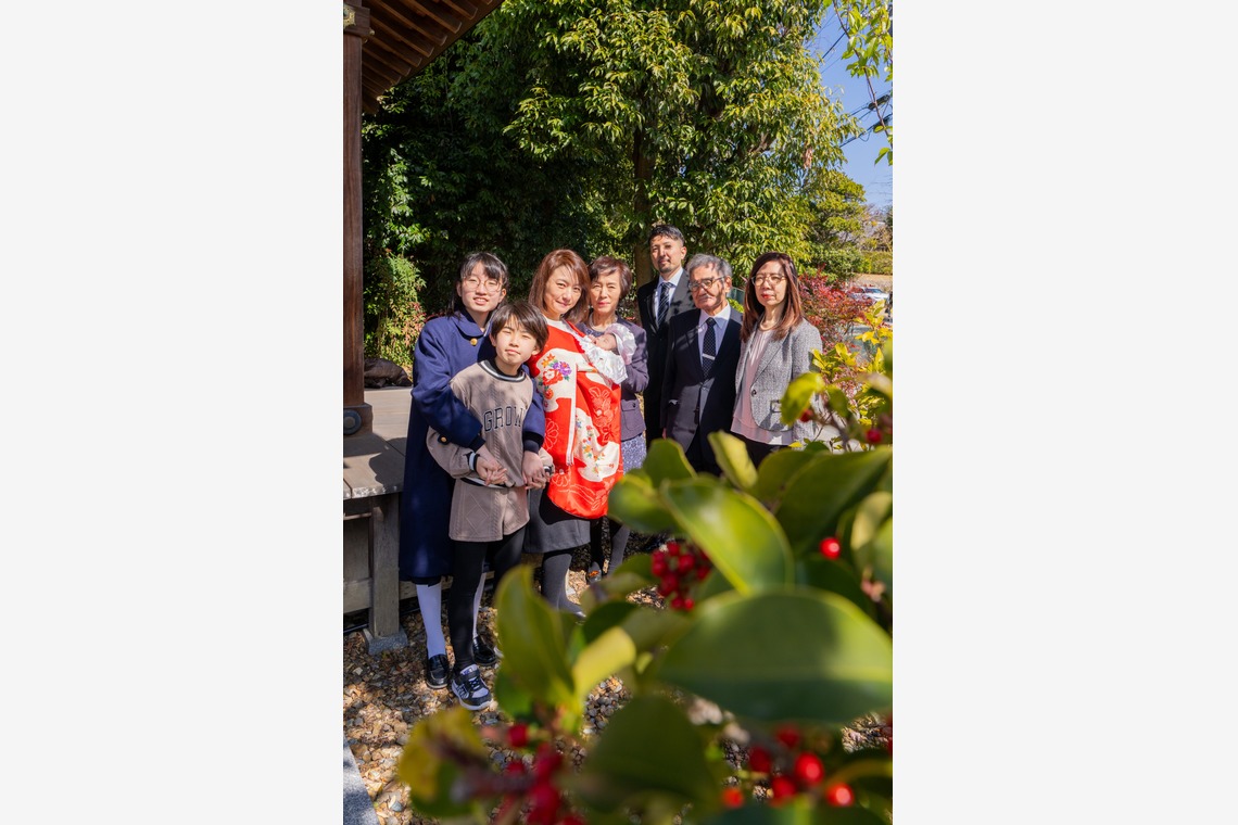 大對敏嗣が撮影した「お宮参り×七五三」の写真