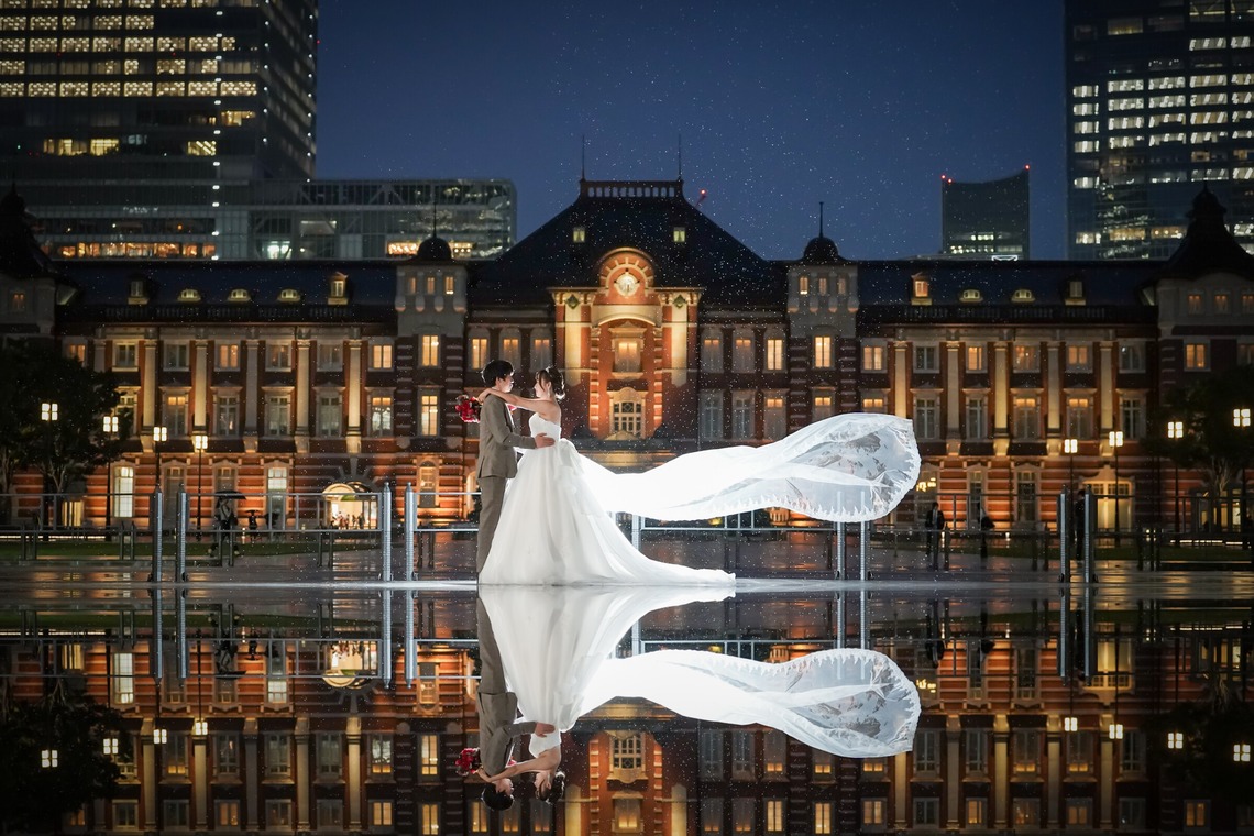 スタジオ　まるが撮影した写真のアルバム「東京駅・和田倉門でのウエディングフォト」