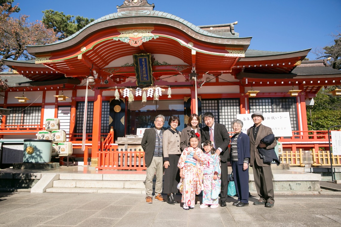 スタジオミルクが撮影した写真のアルバム「七五三出張撮影＠東伏見稲荷神社」