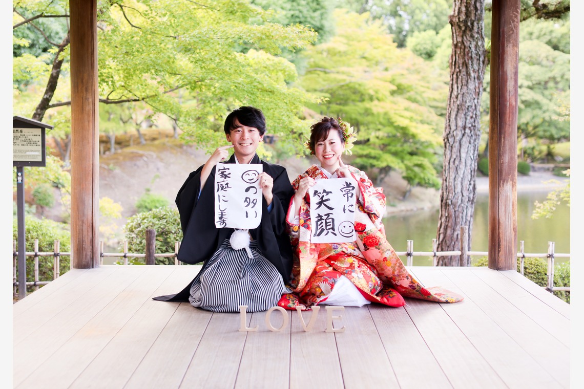 KIKIウェディングが撮影した「広島縮景園」の写真