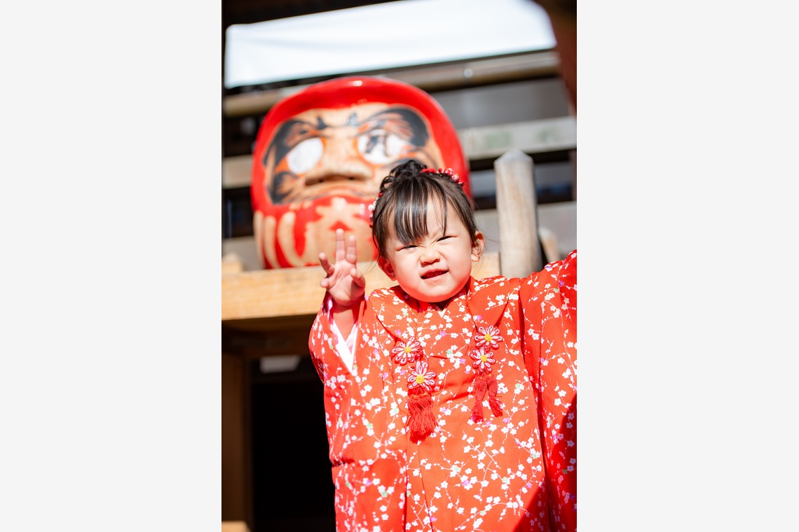 maruが撮影した「お寺で七五三」の写真