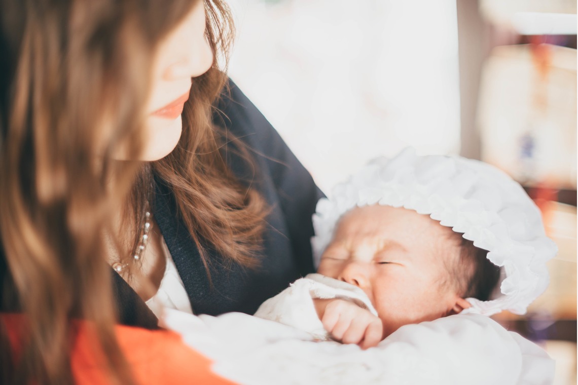 遥南　碧が出張撮影した家族写真(キッズ,ベビーフォト)などが写った「お宮参りin 伊勢山皇大神宮」の家族写真