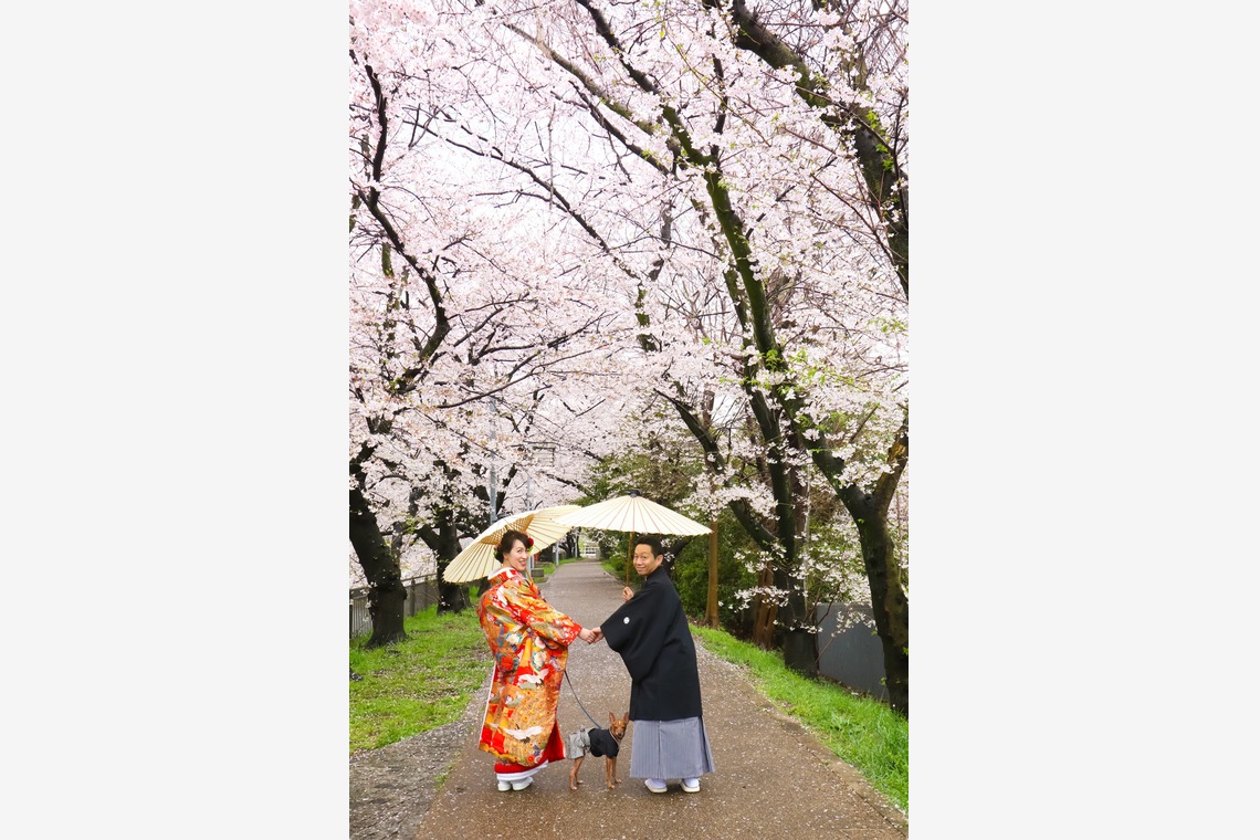 スマイルハンターが撮影した「ウェディング前撮り和装」の写真