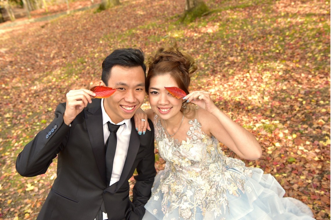 キキフォトワークスが撮影した「奈良公園でのウエディングロケーション撮影」の写真