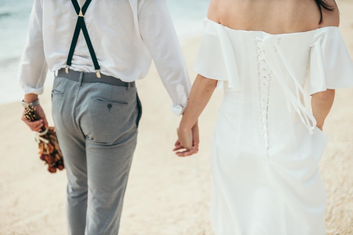 ポートレート沖縄が撮影した「ビーチフォトウエディング」の写真