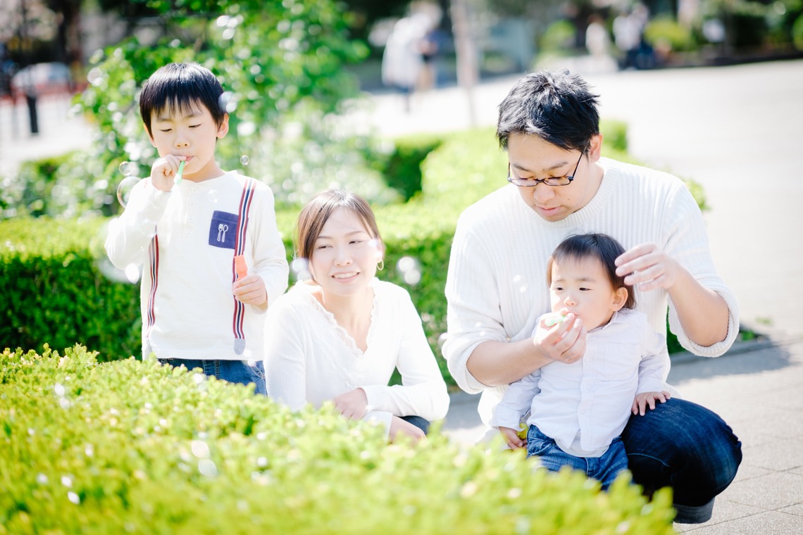 アトリエ　エピカ/清水　一哉が出張撮影した家族写真(キッズ,ベビーフォト)などが写った「桜フォト」の家族写真