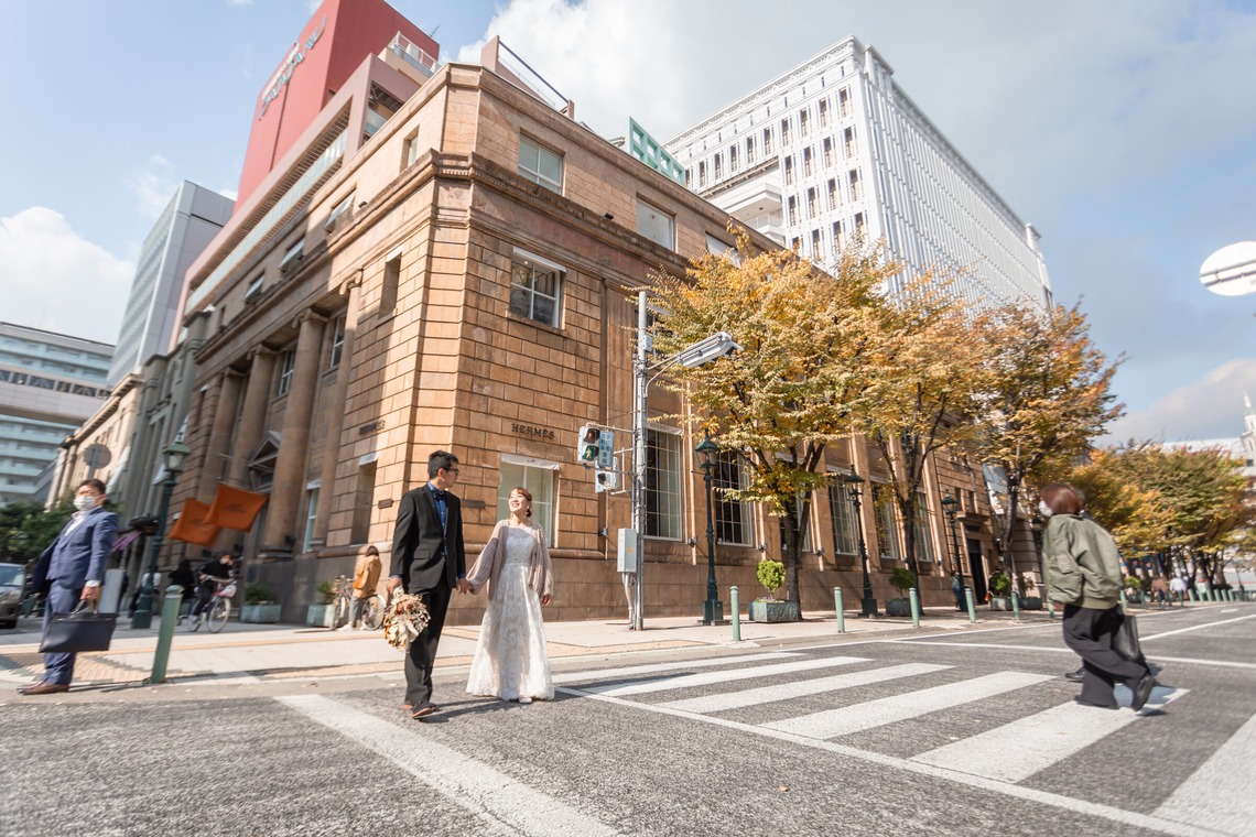 尾崎光が撮影した「ウエディング前撮り/神戸ロケ」の写真