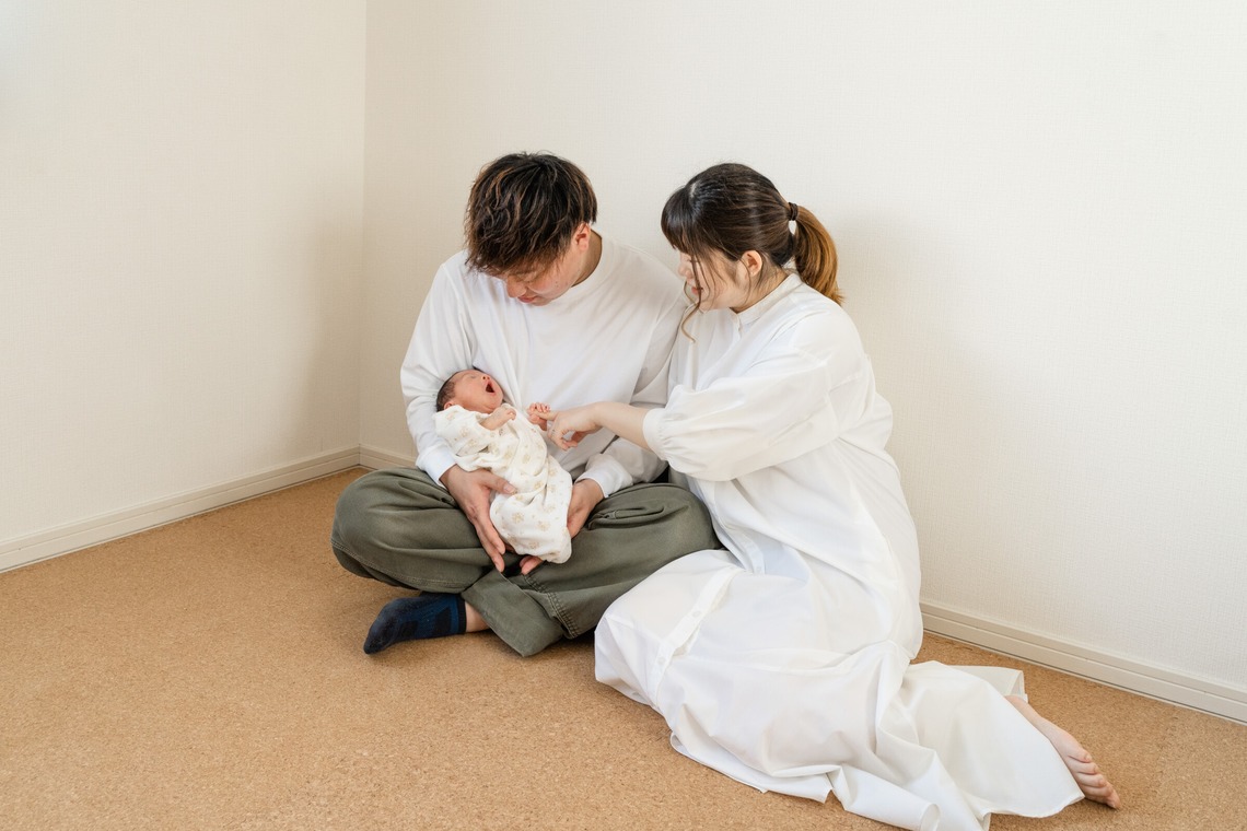 ウィリアムズ　侑依が撮影した「ニューボーンフォト」の写真