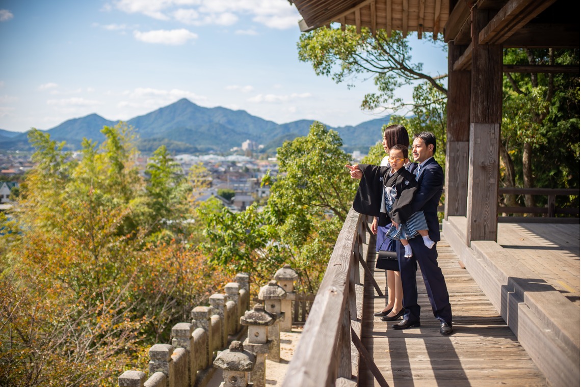 竹部 祐樹が出張撮影した家族写真(キッズ,ベビーフォト)などが写った「七五三＠防府天満宮」の家族写真