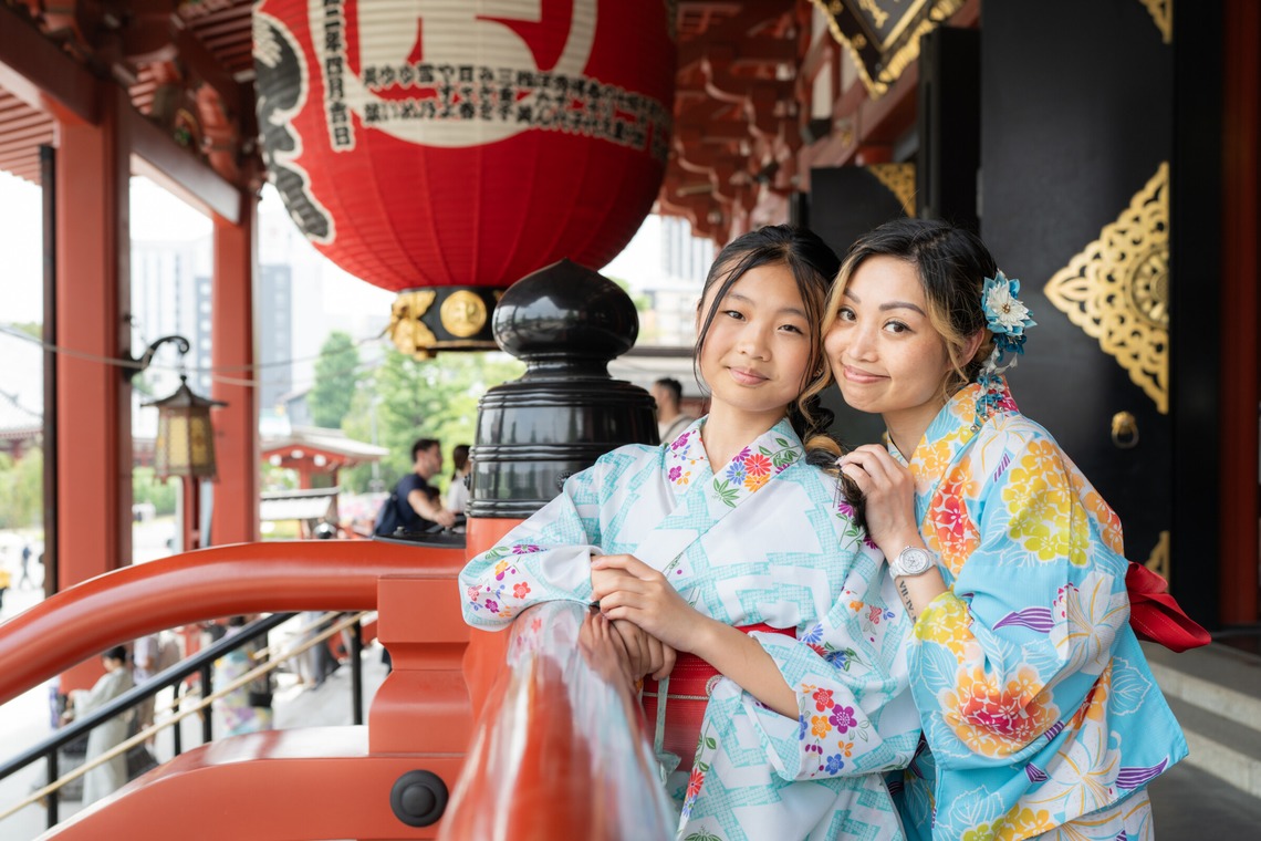 大木千帆が撮影した「着物街歩きポートレート」の写真