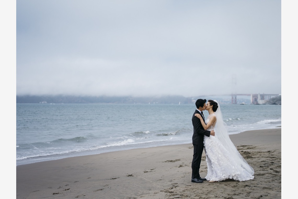 植村由理が撮影した「パトリシアとブレットの結婚式当日」の写真