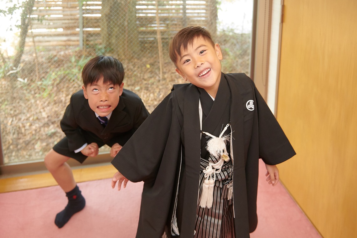 HARASTUDIOが出張撮影した家族写真(キッズ,ベビーフォト)などが写った「七五三」の家族写真