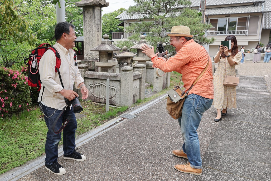 ちずカメラが撮影した「写真家　橘田龍馬さんの子供写真教室の様子」の写真