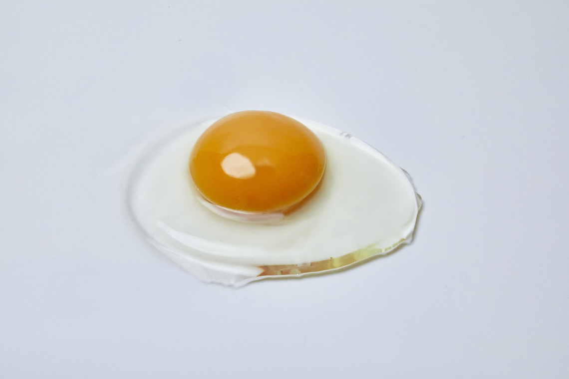 奥野由記が撮影した「卵撮影」の写真