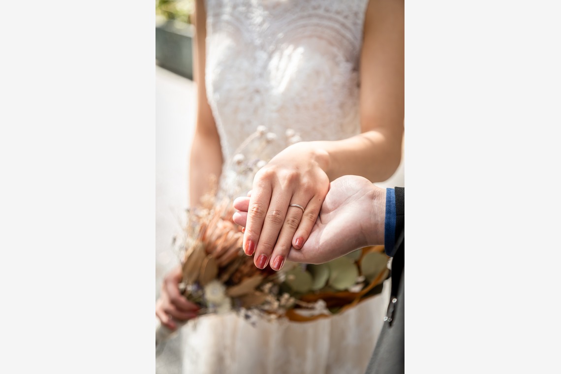 尾崎光が撮影した「ウエディング前撮り/神戸ロケ」の写真