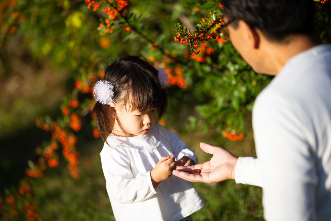 スタイリッシュ株式会社が出張撮影した家族写真(キッズ,ベビーフォト)などが写った「六甲アイランドファミリーフォトB様ご家族」の家族写真