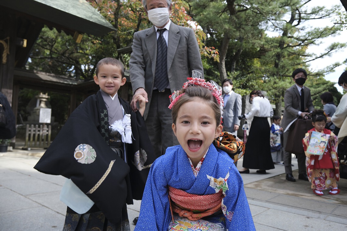 濱田茉里が撮影した写真のアルバム「七五三ロケ」