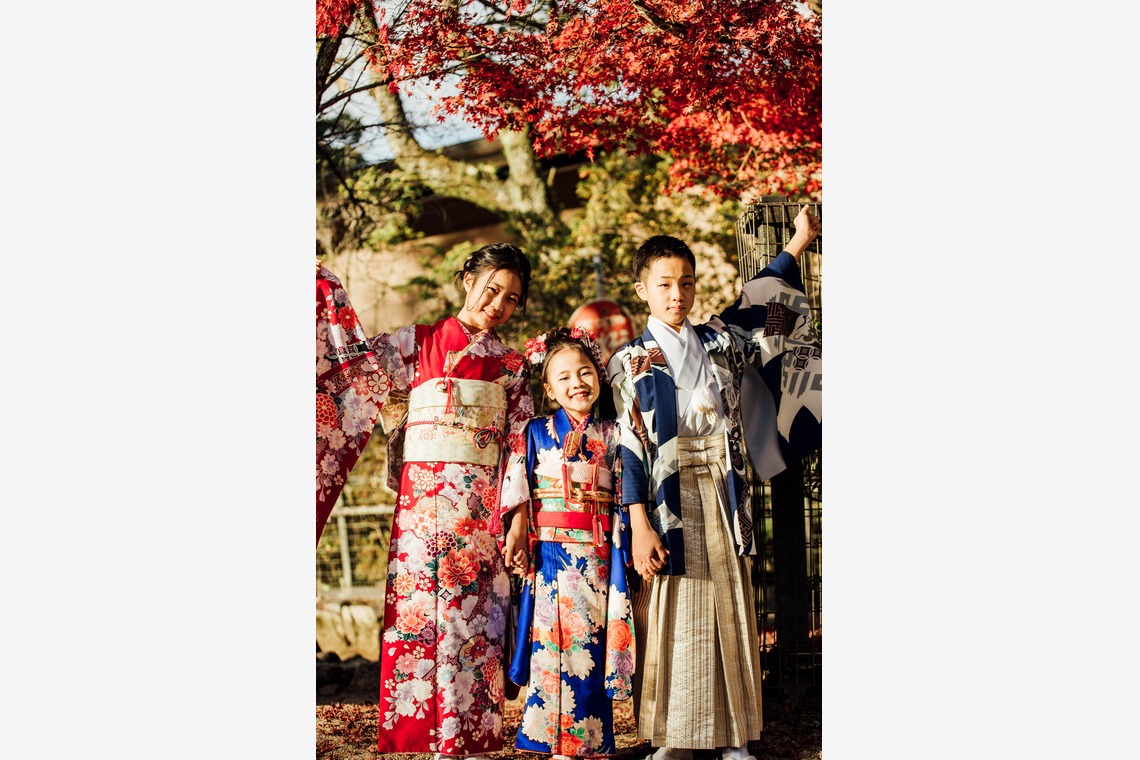 植田若奈が出張撮影した家族写真(キッズ,ベビーフォト)などが写った「宮島753」の家族写真