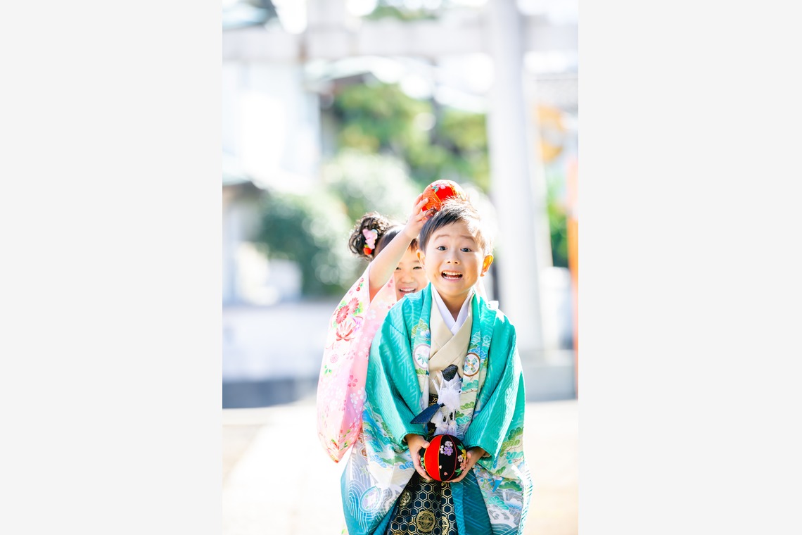 meganecco Photographyが出張撮影した家族写真(キッズ,ベビーフォト)などが写った「七五三出張撮影@東京」の家族写真