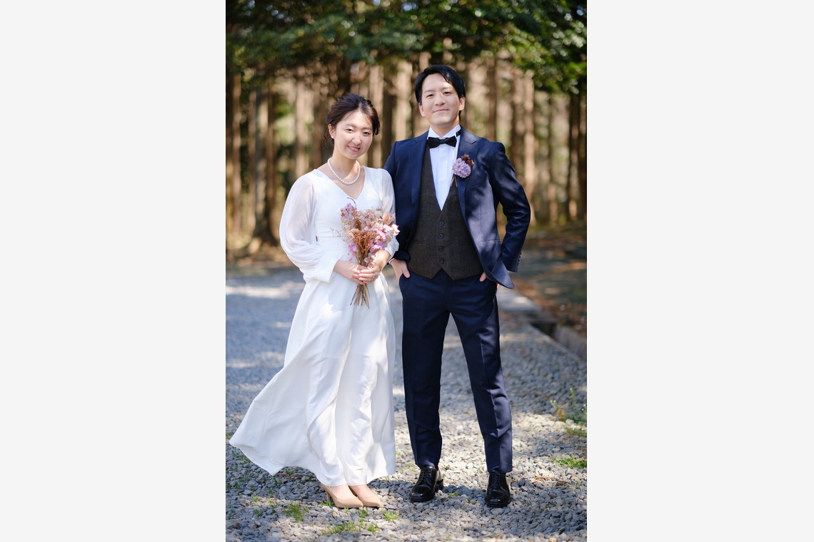 高夏写真店が撮影した写真のアルバム「自宅でのウェディングフォト撮影」