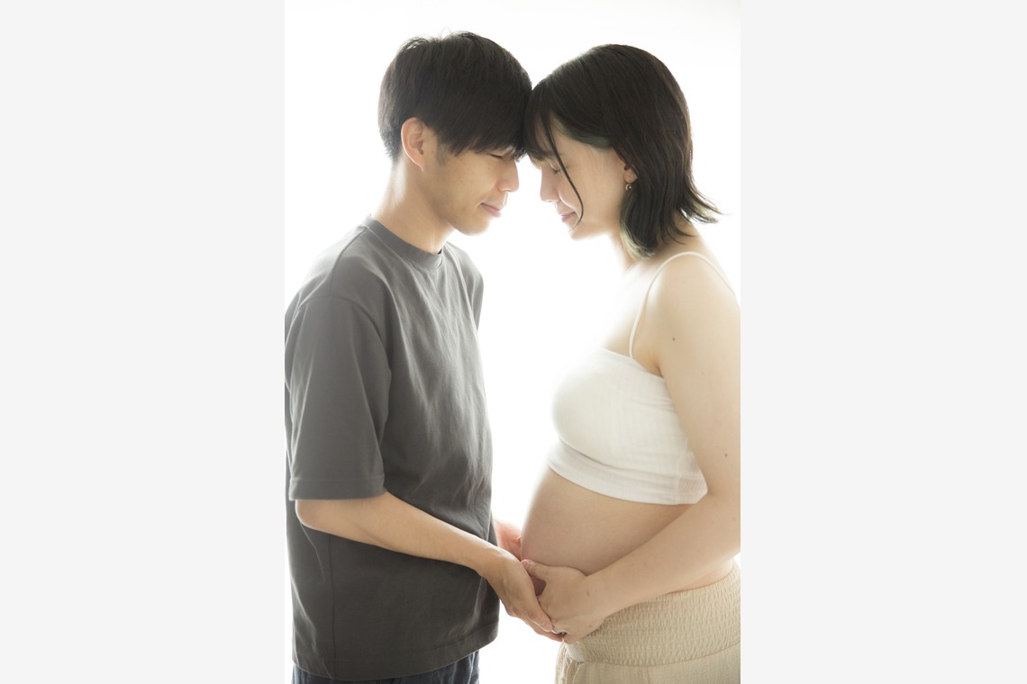 スタジオミルクが撮影した「マタニティフォト」の写真