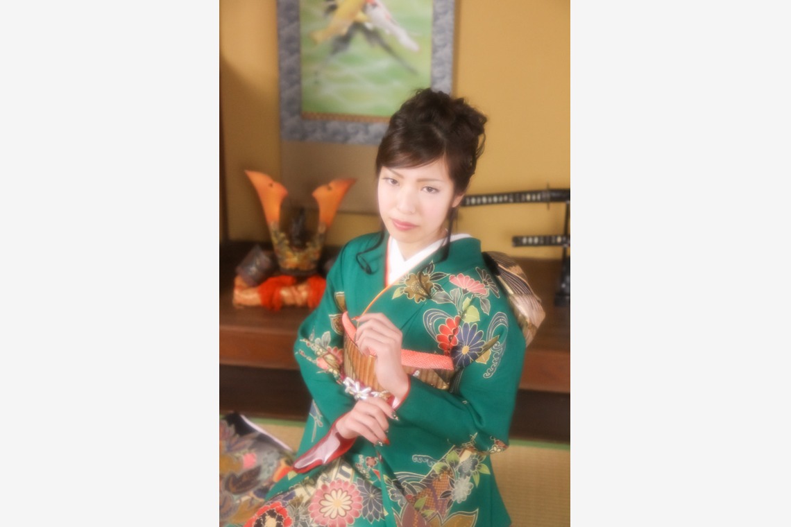 スマイルハンターが出張撮影した家族写真(キッズ,ベビーフォト)などが写った「成人式フォト」の家族写真