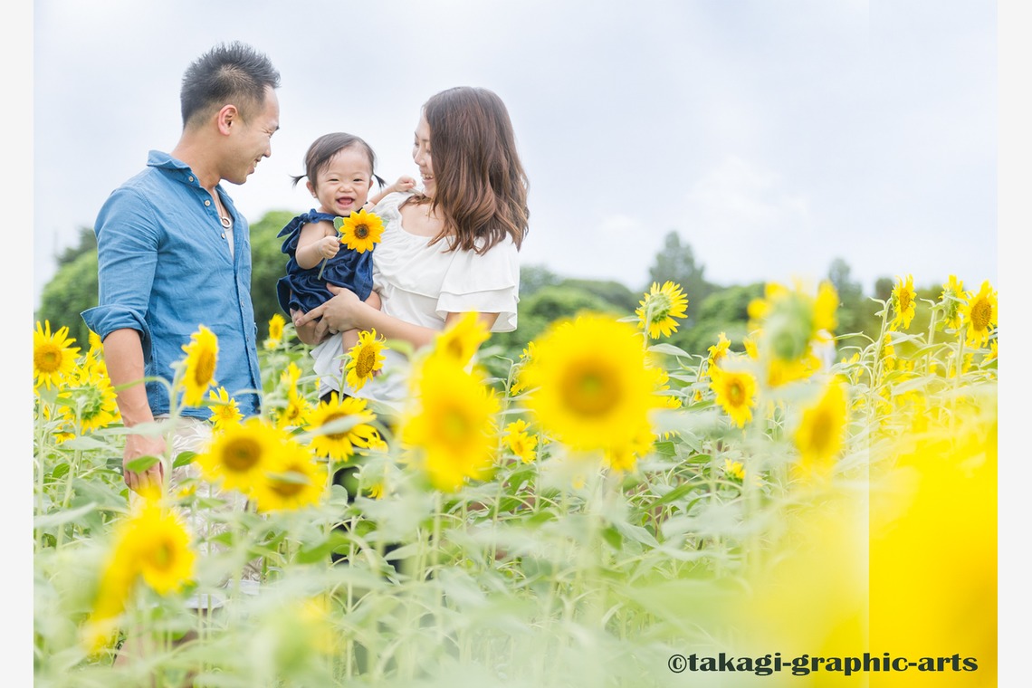 タカギグラフィックアーツが出張撮影した家族写真(キッズ,ベビーフォト)などが写った「出張撮影」の家族写真