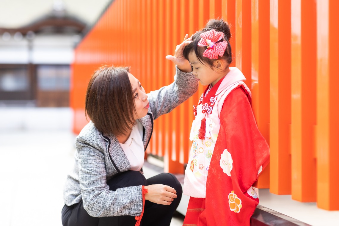 株式会社Ervaが撮影した「七五三撮影（伏見稲荷）」の写真