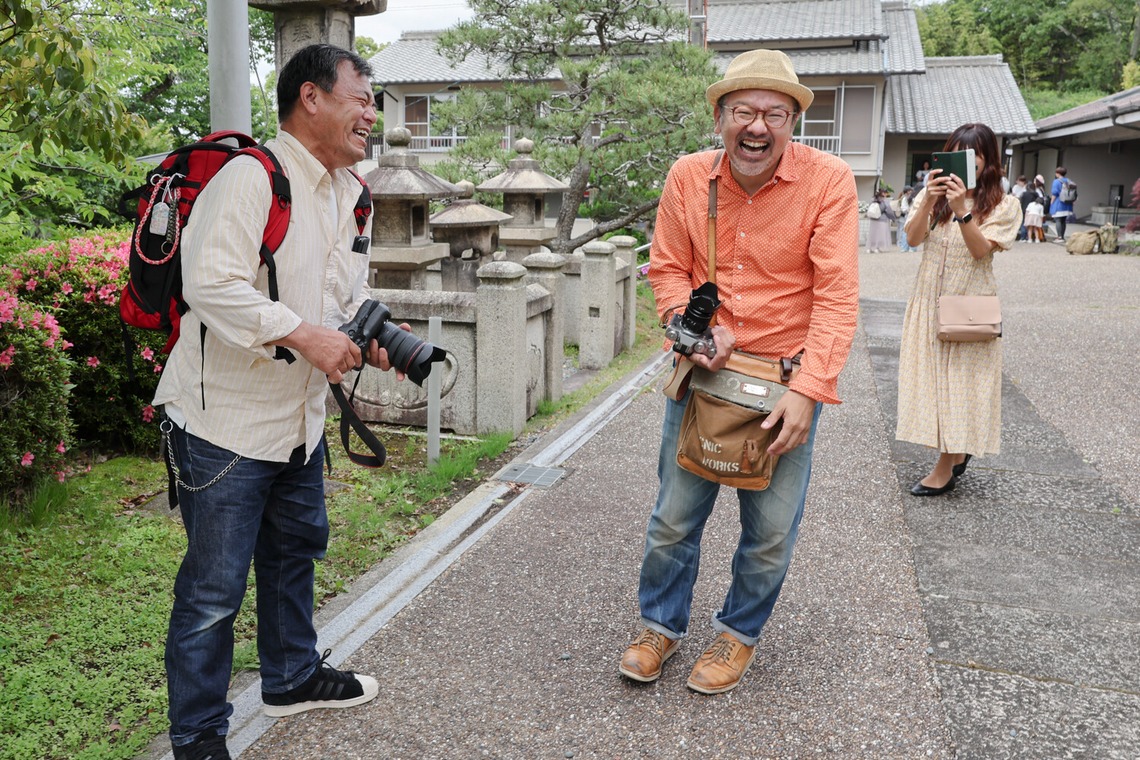 ちずカメラが撮影した「写真家　橘田龍馬さんの子供写真教室の様子」の写真