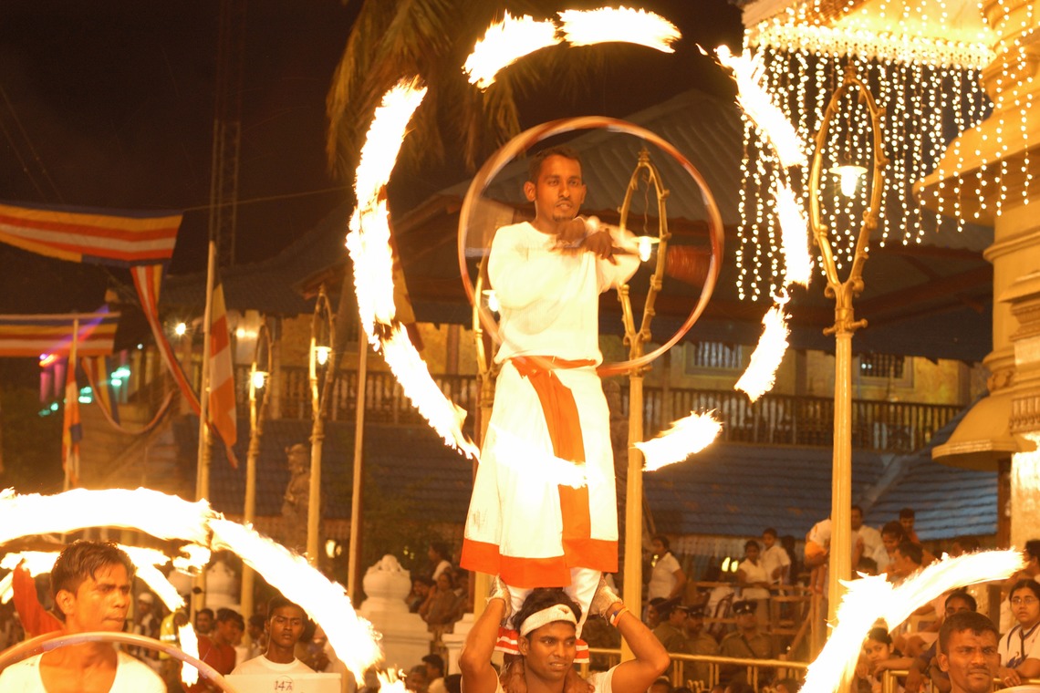 梶田　誠が撮影した「スリランカ　ペラヘラ祭り」の写真