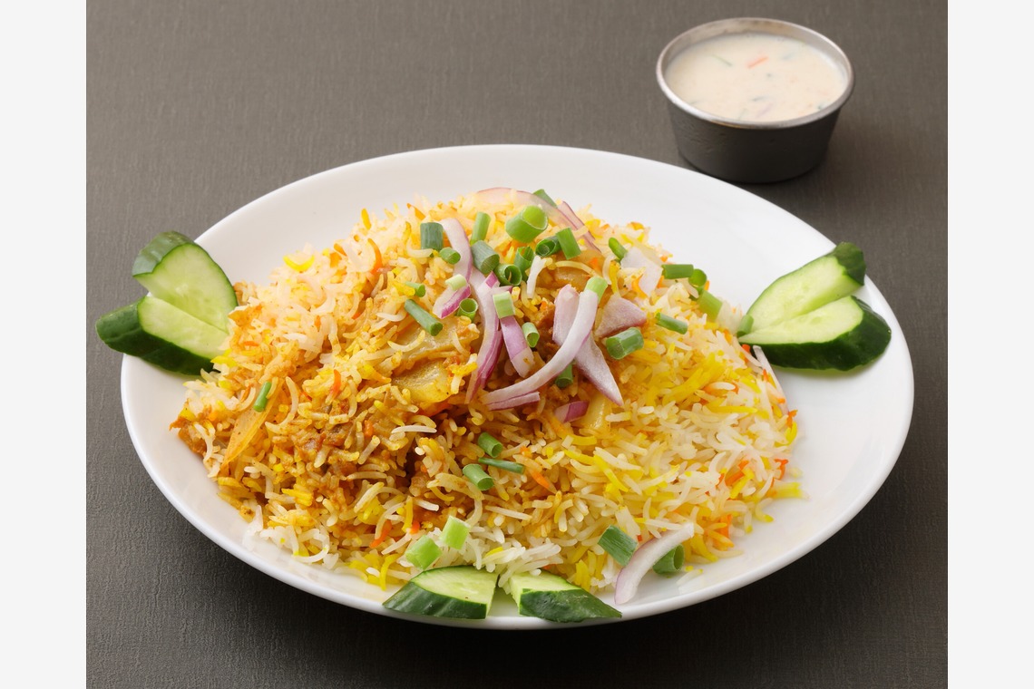 森安　照が撮影した「カレー・ナン・ビリヤニ」の写真