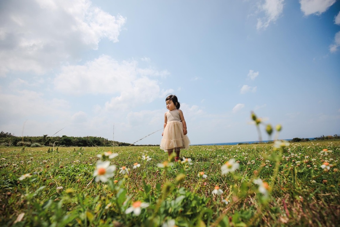 ポートレート沖縄が撮影した「天真爛漫な女の子３歳の誕生日」の写真