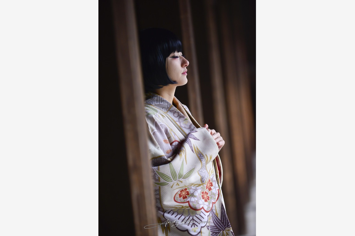 Photo of Yuri's Kimono Shoot in Meiji Jingu taken by Andy Kho
