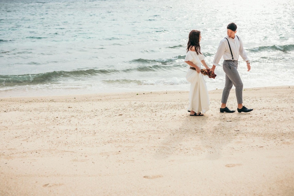 ポートレート沖縄が撮影した「ビーチフォトウエディング」の写真