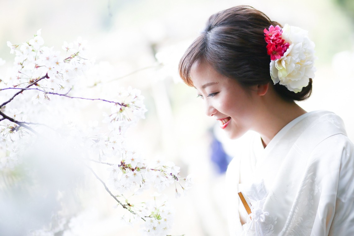 加倉井 規晃が撮影した「ロケーション・前撮り・公園・和装」の写真