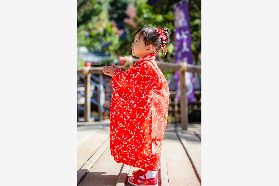 maruが撮影した「お寺で七五三」の写真