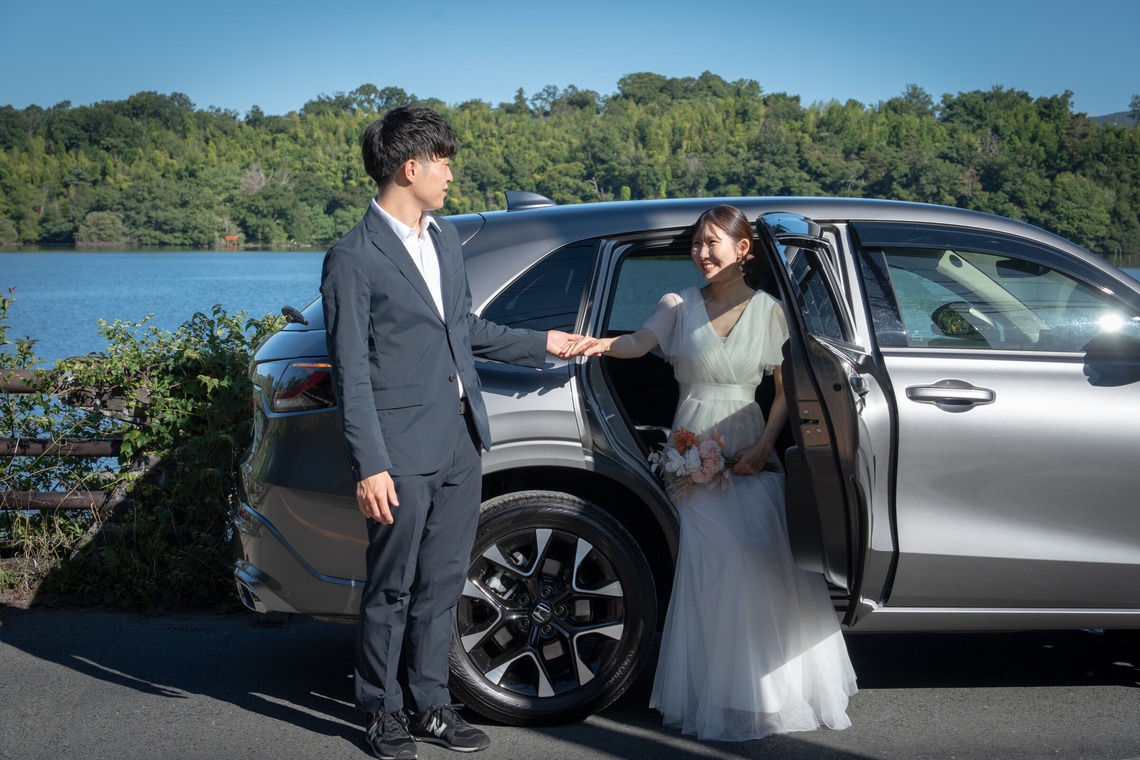 鈴木美咲が撮影した写真のアルバム「一碧湖でウェディングフォト」