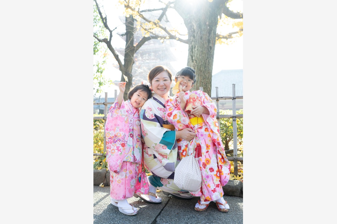 大木千帆が撮影した「着物街歩きポートレート」の写真