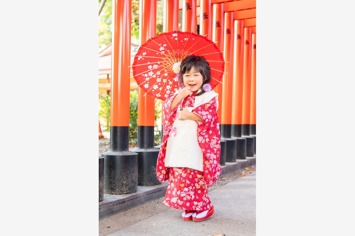 合同会社優希photoが出張撮影した家族写真(キッズ,ベビーフォト)などが写った「七五三写真」の家族写真