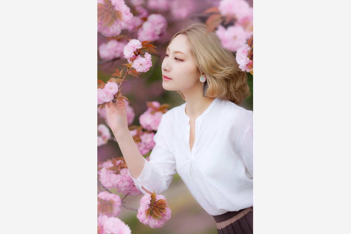 マニピュレイトフォトグラフィーが撮影した「桜ポートレート」の写真